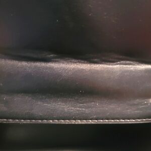 Black and gold purse